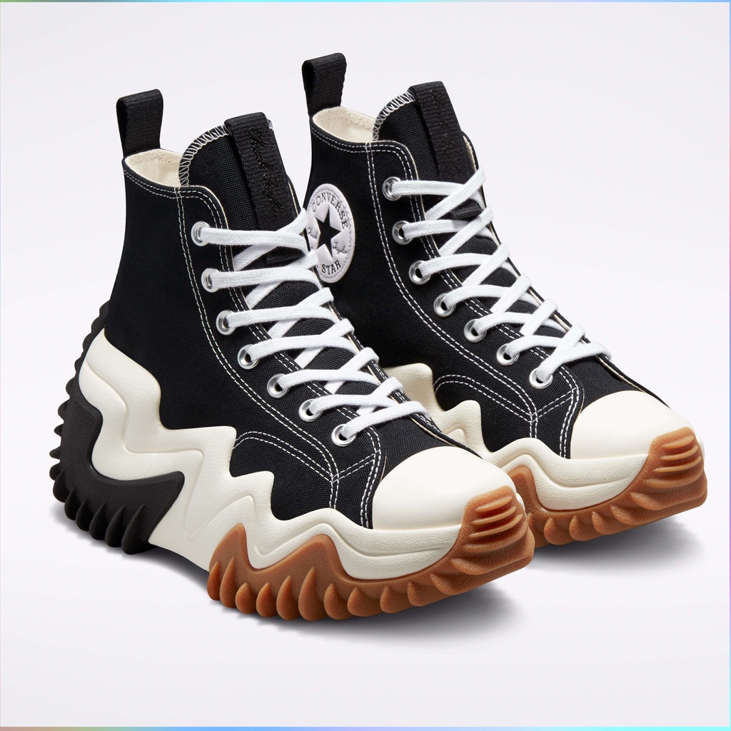 Giày Sneaker Converse run motion cao cổ màu đen