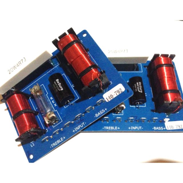 Mạch phân tần loa 2 đường bass 40 - 4 tấc  1 bass 1 kèn