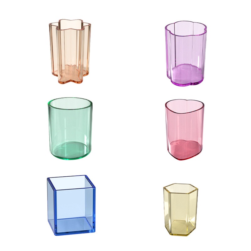 Khuôn Silicone Làm Khay Đựng Bút / Cọ Trang Điểm / Son Môi Chất Liệu Resin DIY