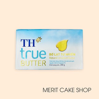 Bơ nhạt tự nhiên th true thỏi 200g