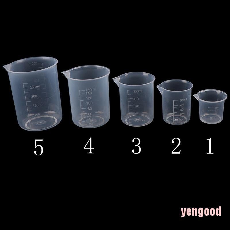 Bộ 2 Cốc Đo Lường Bằng Nhựa Trong Suốt Đặc Biệt
