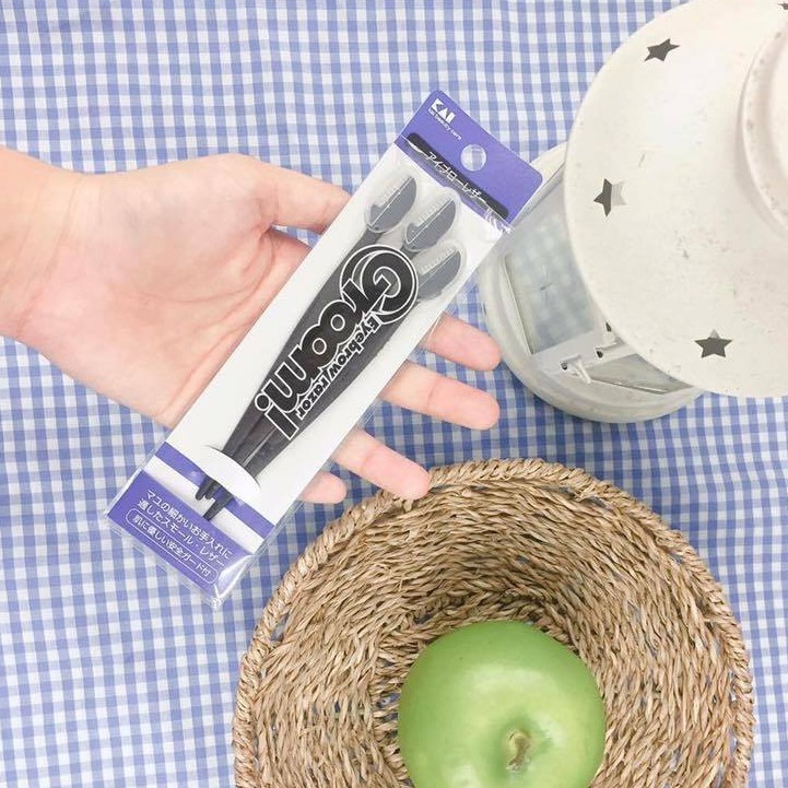 Dao Cạo Lông Mày Kai Groom! Eyebrow Razor