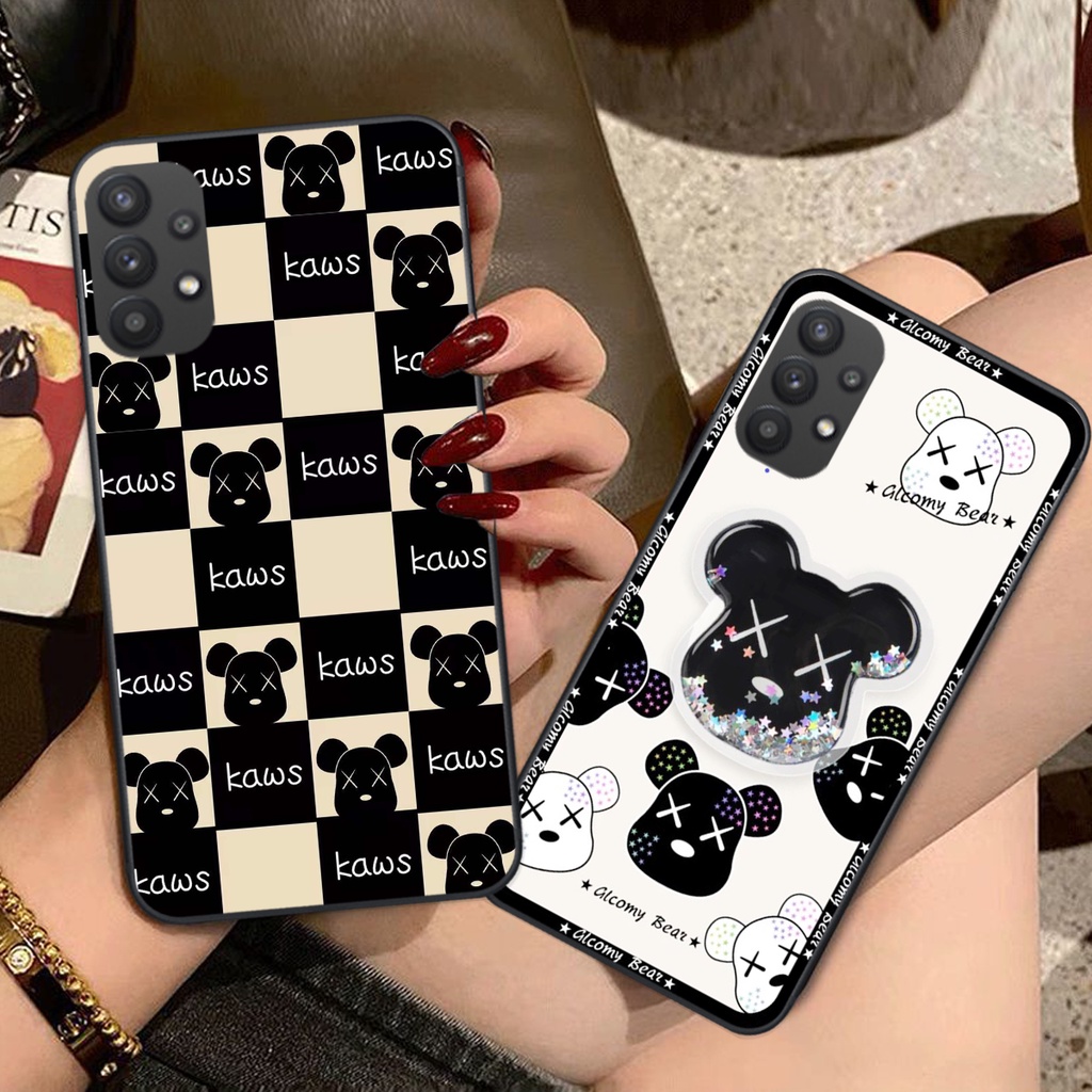 Ốp lưng Samsung A32 / A52 / A72 trái tim họa tiết caro, mikey họa tiết beabrick kaws cute