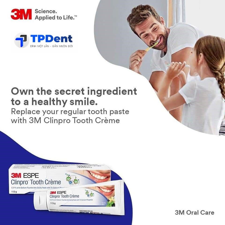 KEM ĐÁNH RĂNG 3M CLINPRO™ TOOTH CREME  _ TPDENT