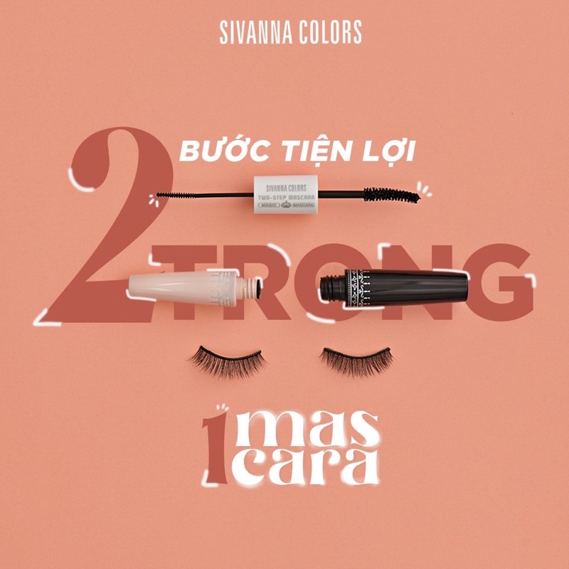 Mascara 2 đầu Sivanna không lem không vón cục hàng Thái Lan