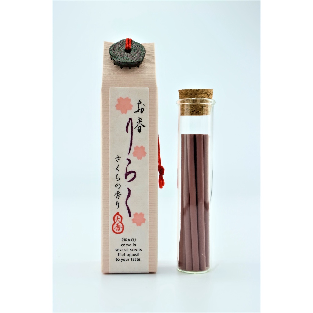Nhang thơm Riraku Sakura hoa anh đào, Thanh hương Nhật Bản thư giãn Nippon Kodo