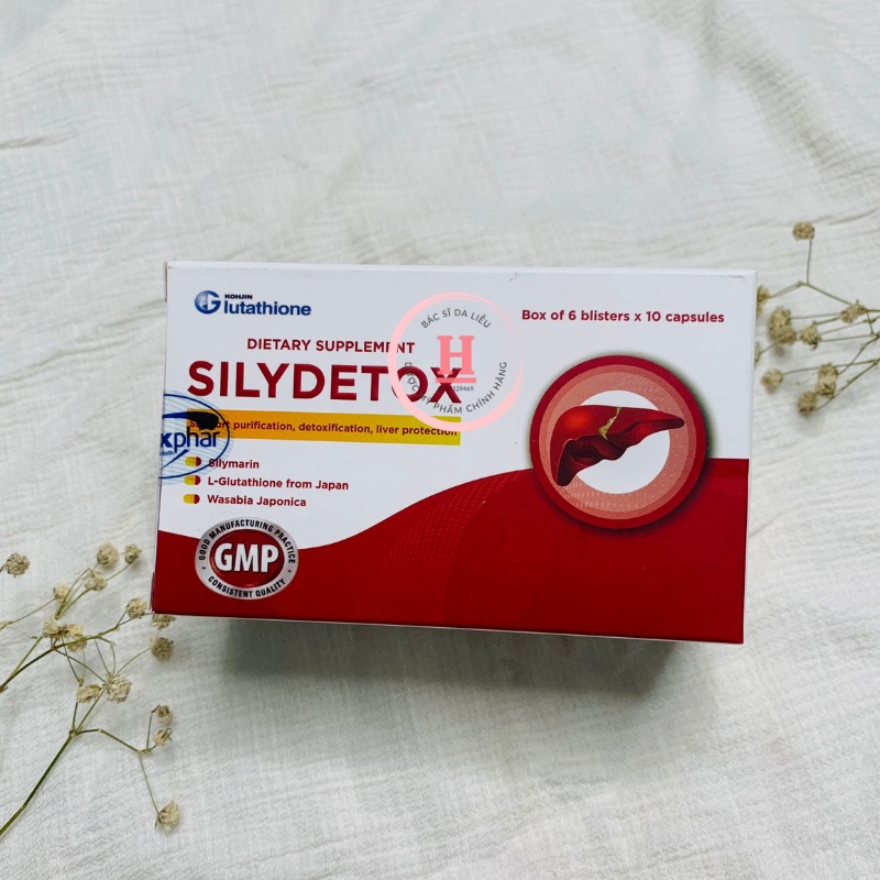 Viên uống SILYDETOX giải độc gan giảm mụn đẹp da - 60 viên