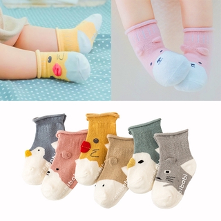 Vớ Cotton Chống Trượt Thoáng Khí Đáng Yêu Phù Hợp Rất Cả Các Mùa Cho Bé Từ 0-3 Tuổi
