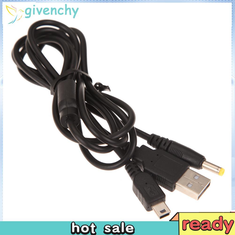 Dây Cáp Sạc Dữ Liệu Usb 2 Trong 1 Dài 1.2m Cho Sony Psp