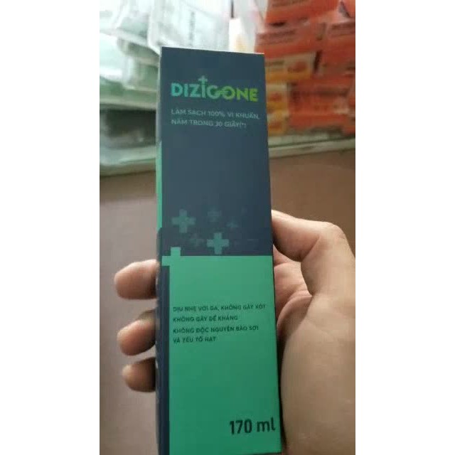 Dizigone (lọ 300ml) - Dung dịch kháng khuẩn đa năng, khử mùi hôi khoang miệng, phòng ngừa lây lan dịch