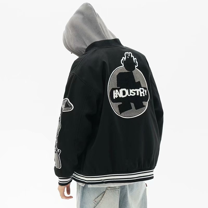 Áo khoác bóng chày dáng rộng thời trang hàn quốc dành cho nam