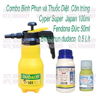 Combo bình phun b101 và 2 chế phẩm diệt ruồi, muỗi, kiến, gián
