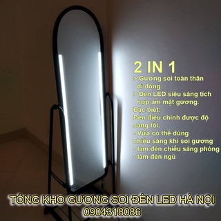 Gương soi di động toàn thân Đèn LED siêu sáng Royal