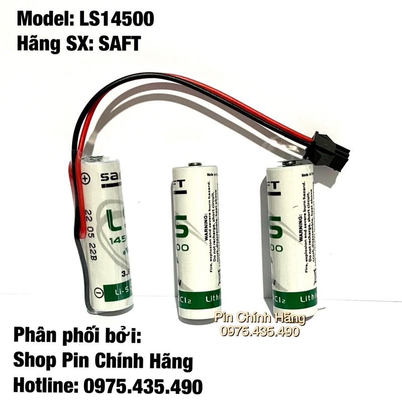 Pin Nuôi Nguồn LS14500 SAFT 3.6V Lithium Hàng Nhập Khẩu