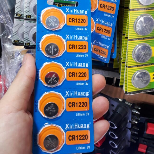 Pin 3v CR 1220 1 vỉ 5 viên
