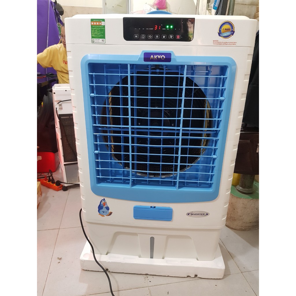 [Free Ship Nội Thành+ 2 đá khô] Quạt điều hòa AKYO Inverter Model ZT80 . 60-80m2