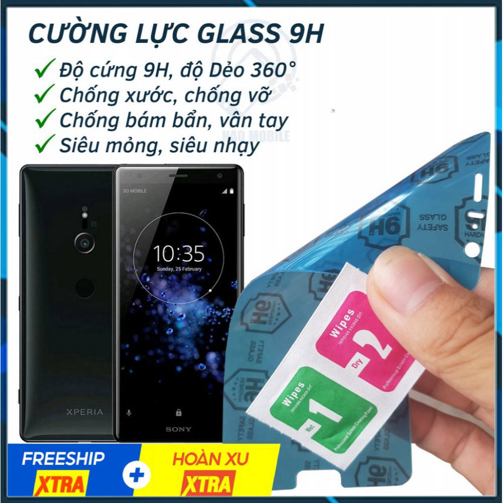 Dán cường lực dẻo nano 9H Sony XZ2 Premium Bền bỉ nhất hiện nay