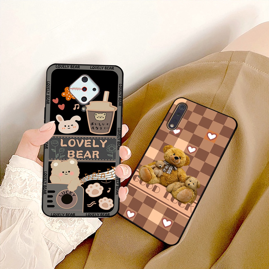 Ốp lưng Vivo S1 - Vivo S1 Pro in hình gấu bear dễ thương, bền đẹp