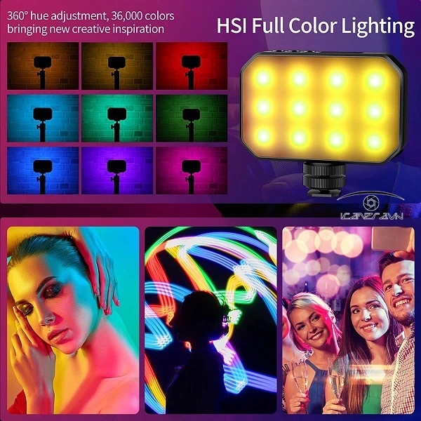 Hình ảnh ULANZI VL60 BI-COLOR ĐÈN LED ĐỔI MÀU RGB #3
