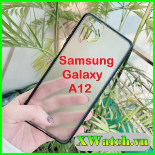 Ốp lưng viền cao su nhám mờ Samsung Galaxy A12