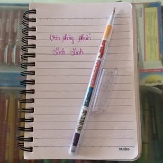 Bút Bi Dầu Tím 😍FREESHIP😍 3 Chiếc Bút Bi Dầu Pencom Mực Tím