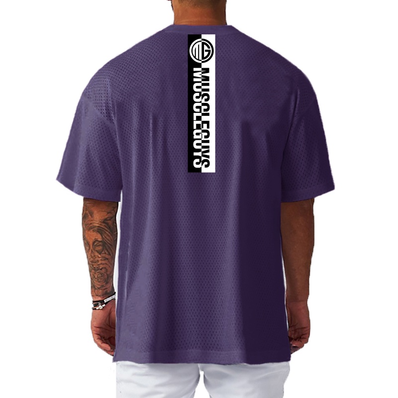 Áo Thun Thể Thao Tay Ngắn Phối Lưới Nhanh Khô Thời Trang Cho Nam