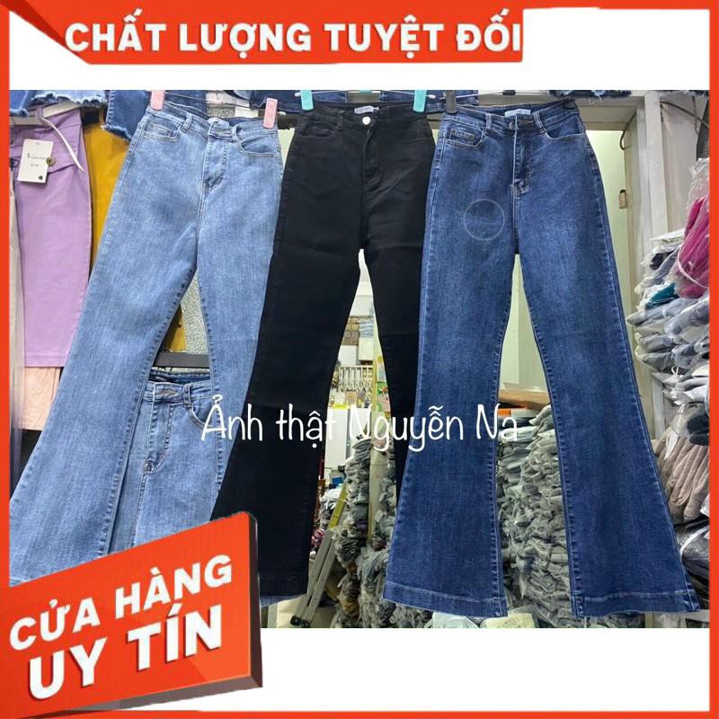 QUẦN JEANS LOE DÁNG DÀI- ống Bass dài jeans mềm giãn | WebRaoVat - webraovat.net.vn