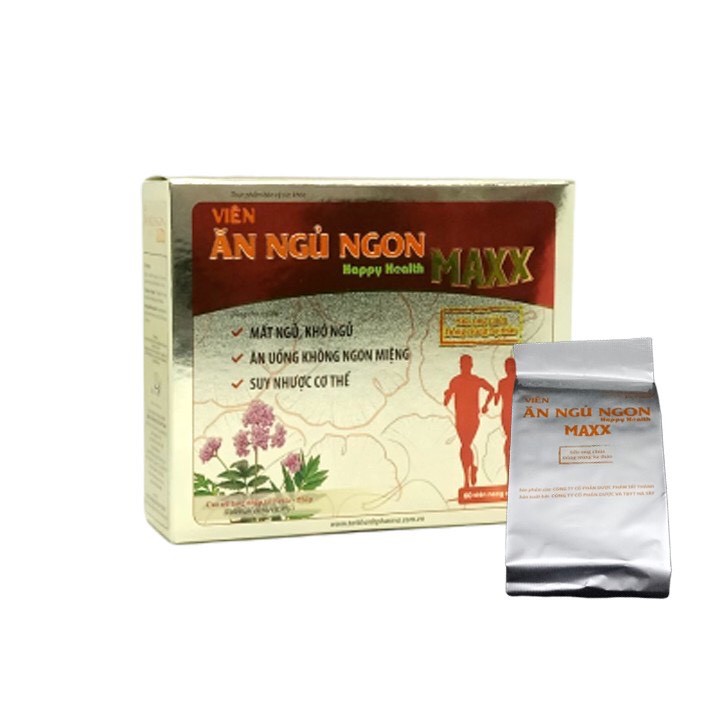 Viên Ăn ngủ ngon Happy Health Maxx (hộp 30v và 60v)