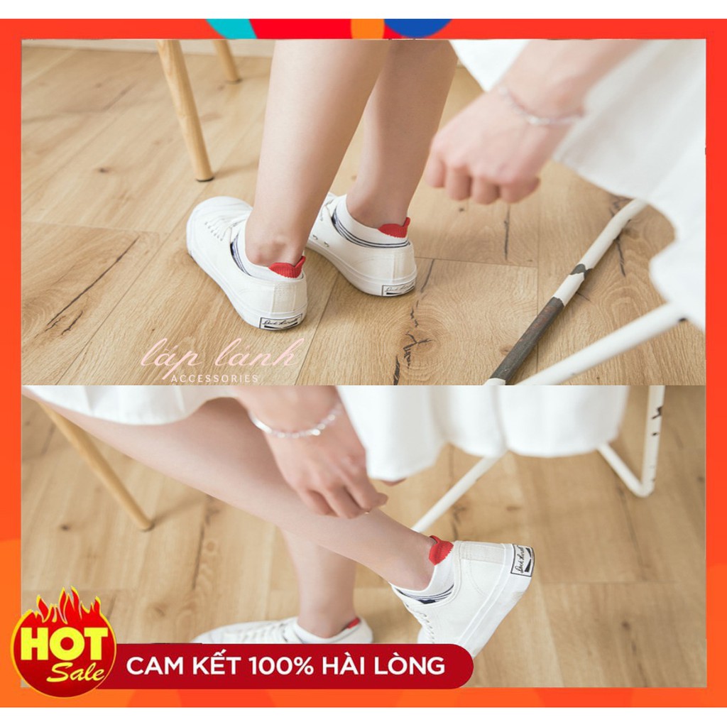 [Có sẵn] TẤT VỚ CỔ NGẮN TRÁI TIM QUÀ TẶNG TÌNH YÊU CẶP ĐÔI Ý NGHĨA VMC02