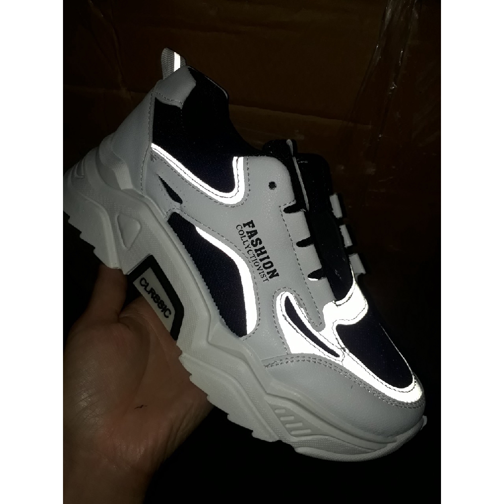 Giày nữ giày sneaker phong cách có dạ quang phát sáng full size 35_39 đế cao 5cm(m8916) | BigBuy360 - bigbuy360.vn