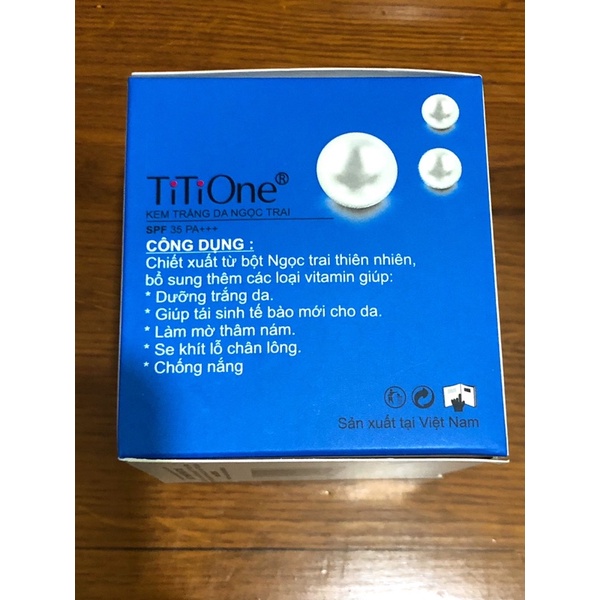 Kem Ngọc Trai TiTiOne Trắng Da 15g