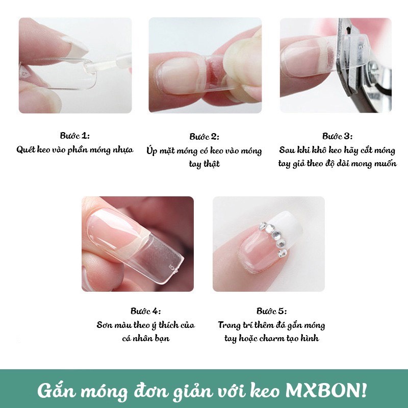 Keo Mxbon , Keo dán móng Mxbon 7g