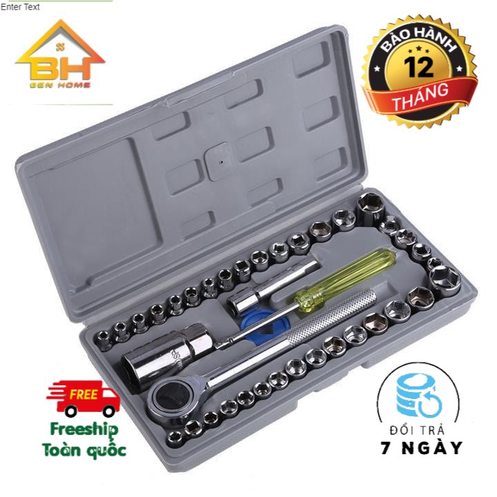 (miễn phí vận chuyển) Bộ Dụng Cụ Sữa Chữa 40 Món Chuyên Dụng Cho xe đạp,Xe Máy, Ô Tô