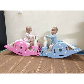 Cầu trượt bập bênh Gấu