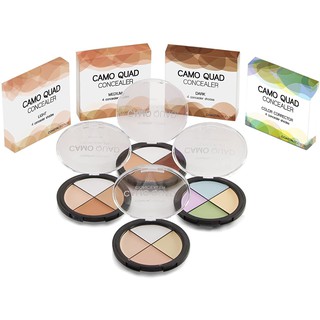 Bảng che khuyết điểm và tạo khối dạng kem Coastal Scents Camo Quads