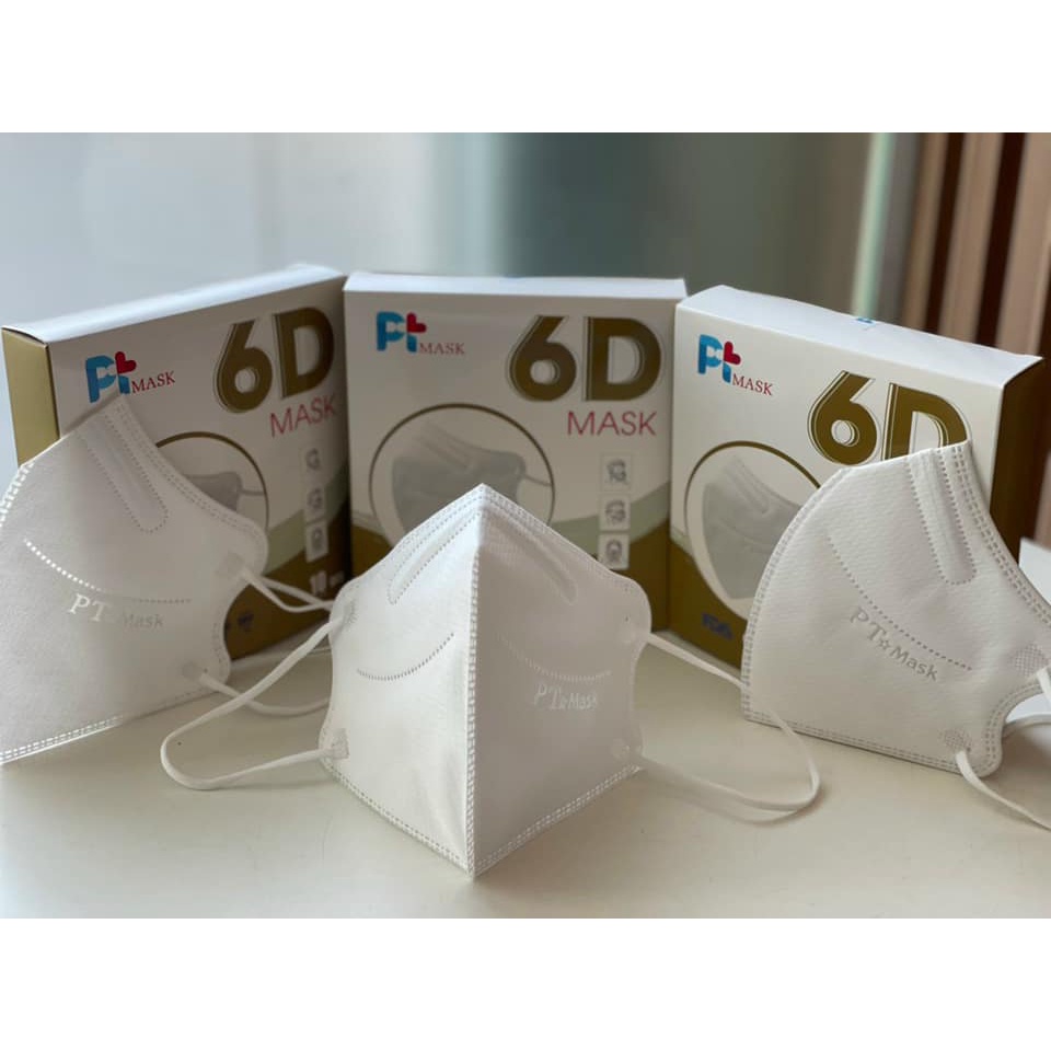 Khẩu Trang 6D Mask PT Hàng Chính Hãng 5 Lớp Chất Lượng Cao