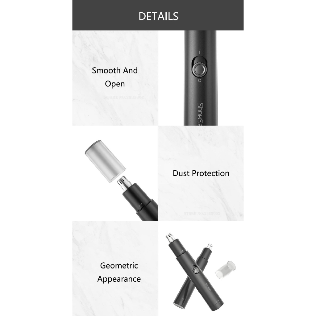 Máy cắt lông mũi xiaomi showsee c1 chính hãng - Tông đơ cắt lông mũi xiaomi