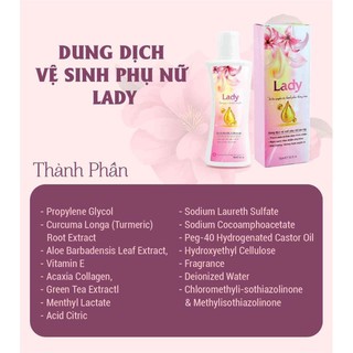 Dung dịch vệ sinh thảo dược cao cấp Lady
