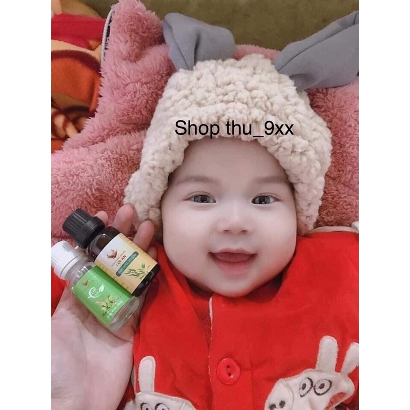 Combo 2 Lọ Tinh Dầu Lợi An - Thảo Dược Ho Đờm Lợi An Cho Bé Hết Ho Đờm, Sổ Mũi, Khò Khè Chính Hãng