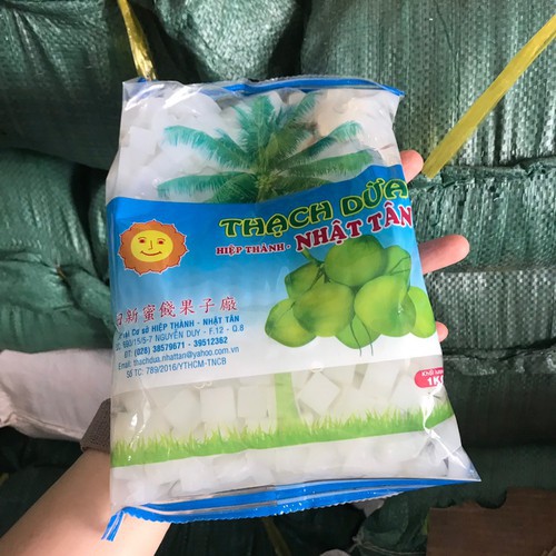 Thạch Dừa Nhật Tân Gói 1kg | Tổng kho Nguyên liệu giá sỉ