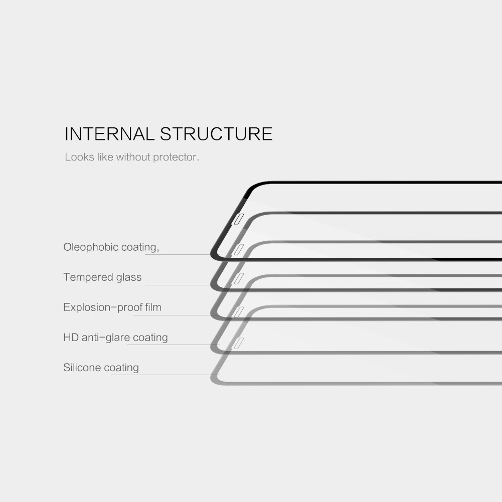Kính cường lực NILLKIN 3D CP + MAX cho Iphone XS Max
