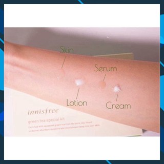 KIT DƯỠNG DA TRÀ XANH INNISFREE GREEN TEA SPECIAL KIT EX 4PCS
