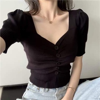 Áo body tay bồng, áo croptop, áo cổ vuông, áo hottrend2020
