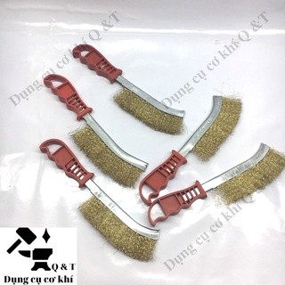 Bàn chải sắt đánh rỉ , Chổi sắt cán đỏ cầm tay