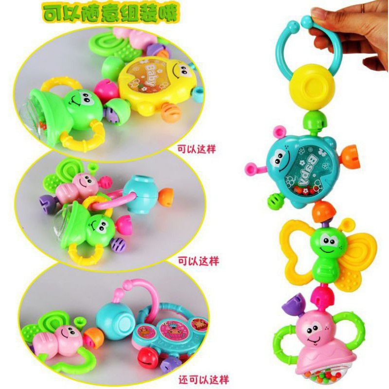 Cơm bo 7 món xúc xắc cho bé yêu