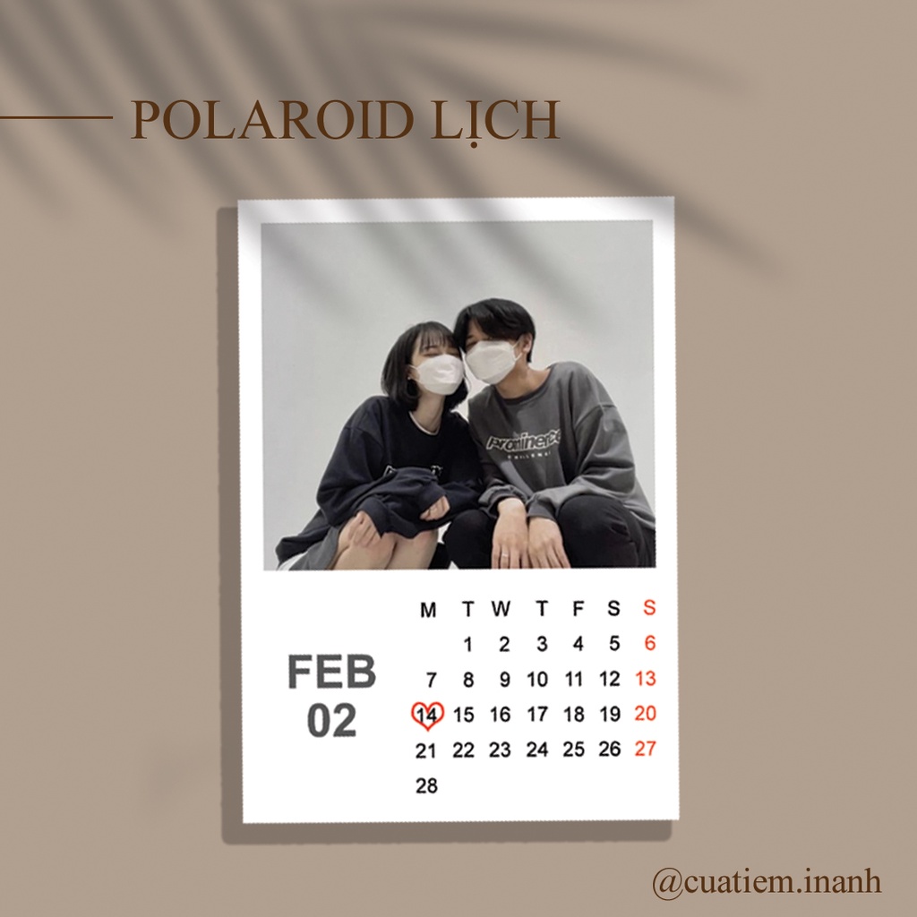 In Ảnh Theo Yêu Cầu - Polaroid Lịch