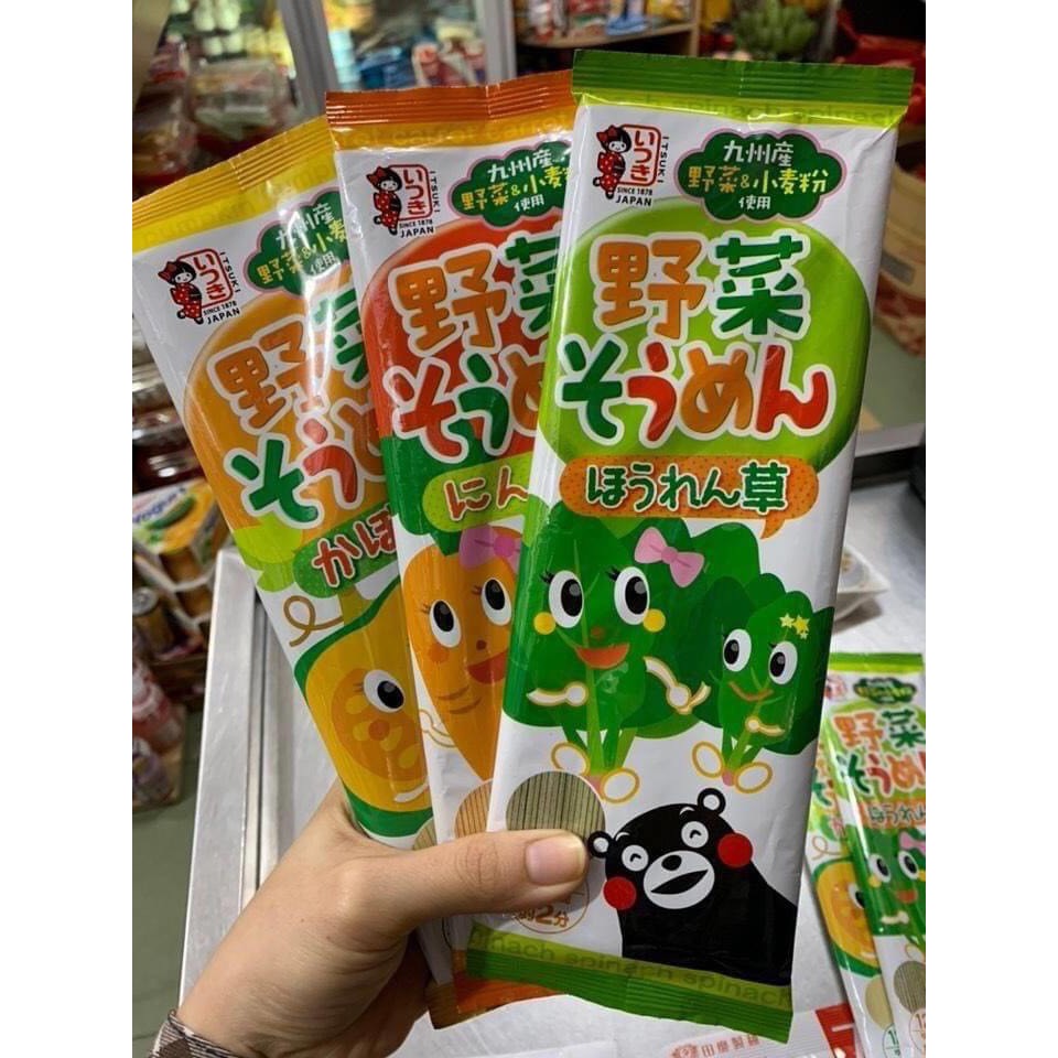 Mì somen rau củ hữu cơ Itsuki 120gr Nhật Bản date  2024