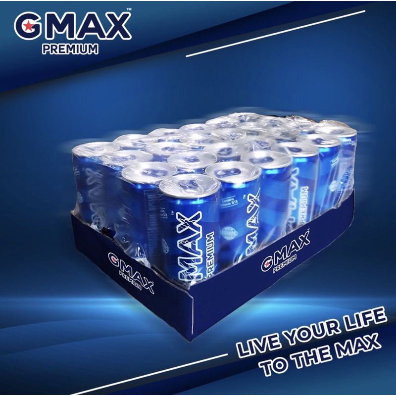 [Thùng 24 lon/250ml]Nước tăng lực GMAX⚡hàng nhập khẩu Ba Lan⚡nạp năng lượng sẵn sàng cho hành trình