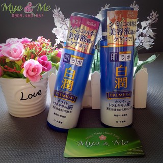 Nước hoa hồng Hada Labo Shirojyun Premium dưỡng trắng da
