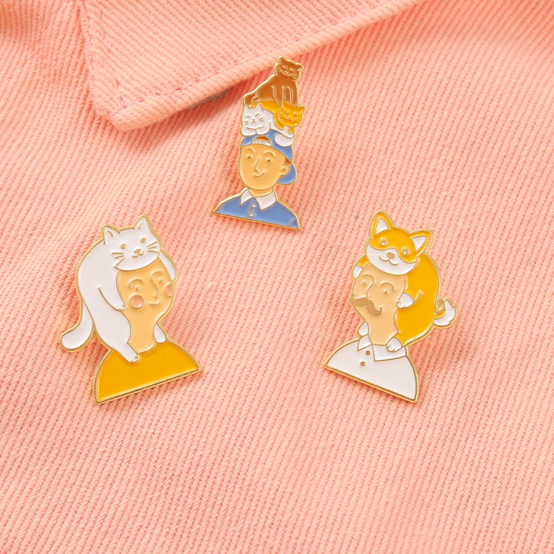 Ghim Cài Áo Hình Động Vật Đáng Yêu